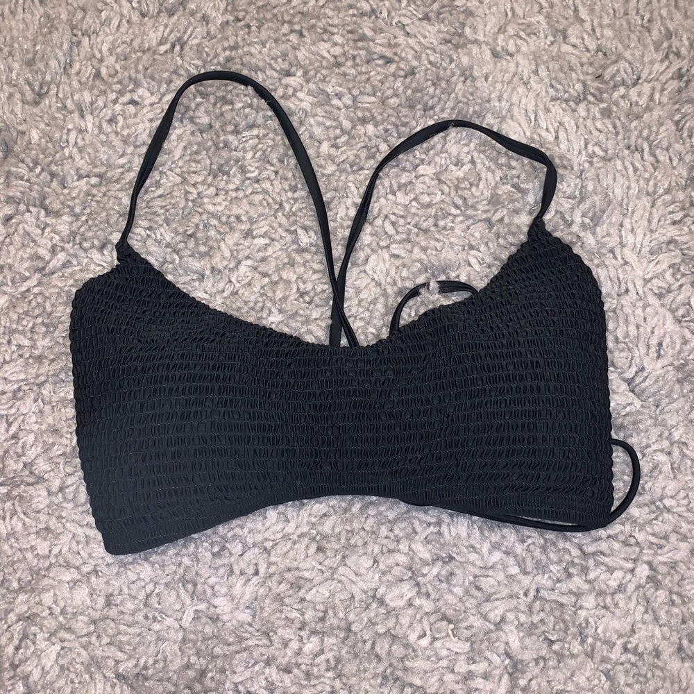 Hollister Smocked Bikini Top